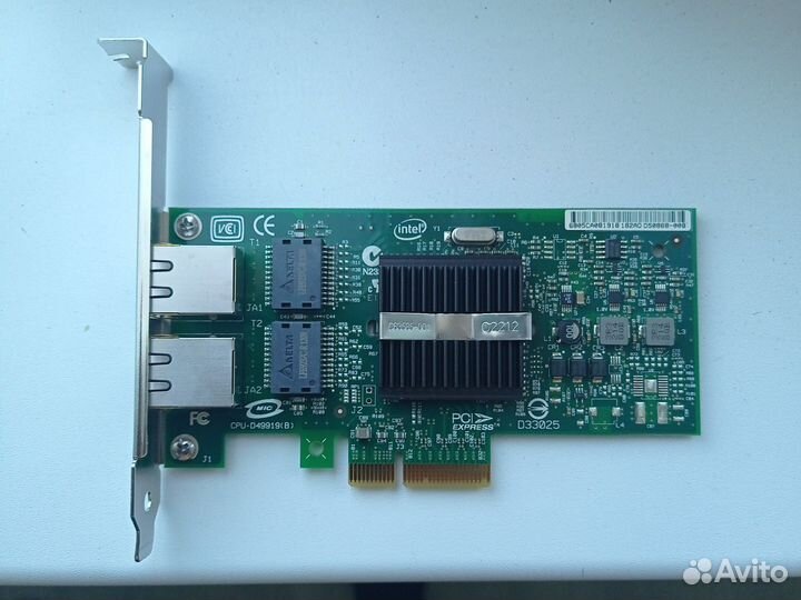 Сетевая карта intel pro/1000 dual port