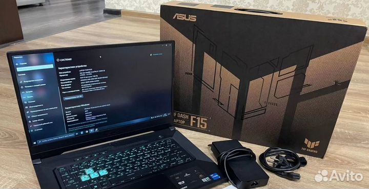 Ноутбук asus TUF Dash F15 Fx516pm-hn013 RTX 3060