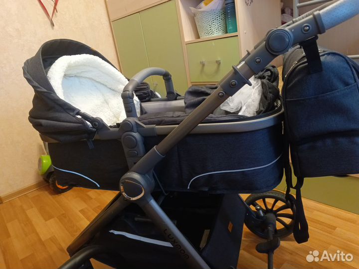 Коляска 3 в 1 бу