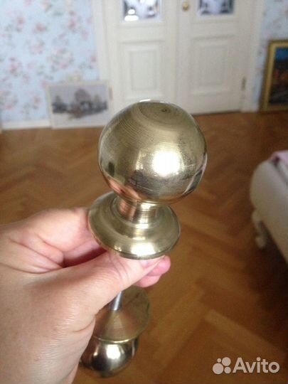 Ручка латунная дверная