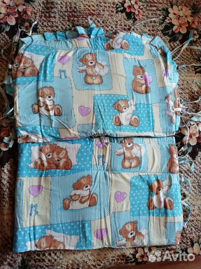 Бортики в детскую кроватку