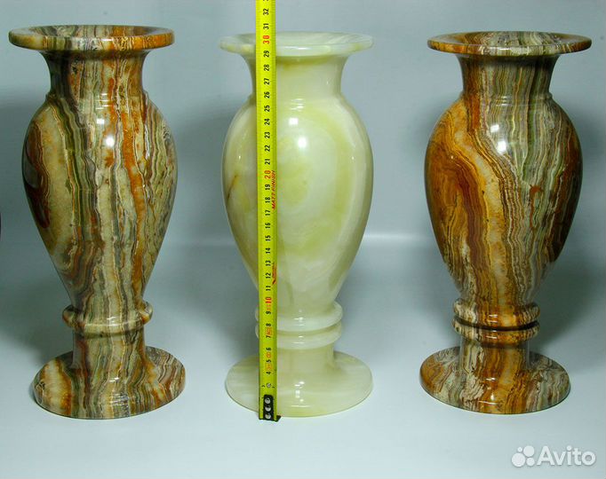 Ваза из оникса новая в упаковке(vaza2,3)