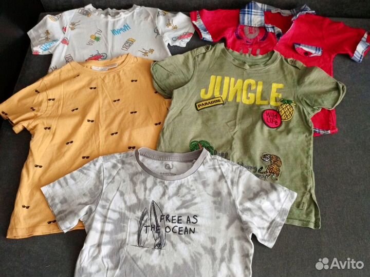 Детские вещи пакетом на мальчика 110