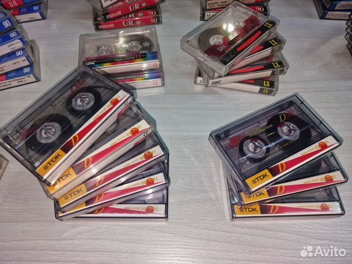 Аудиокассеты sony ef super 90 и другие