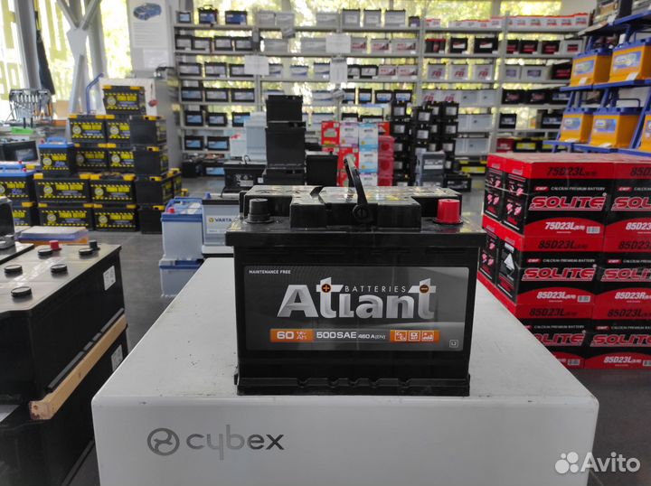 Аккумулятор 60Ач 500А Atlant Беларусь обратной пол