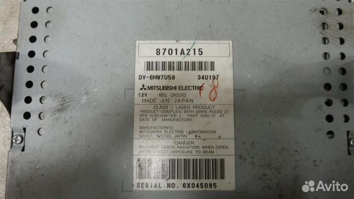 Магнитола Mitsubishi Outlander XL (CW) 2006-2012