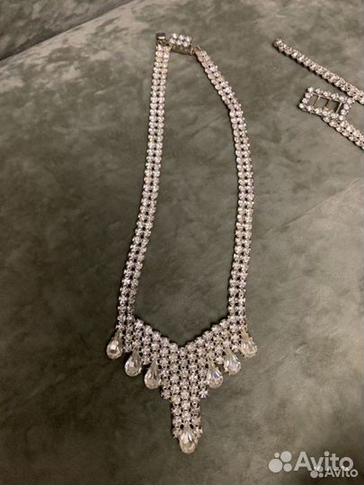 Чешская бижутерия, 80-е годы, коплект