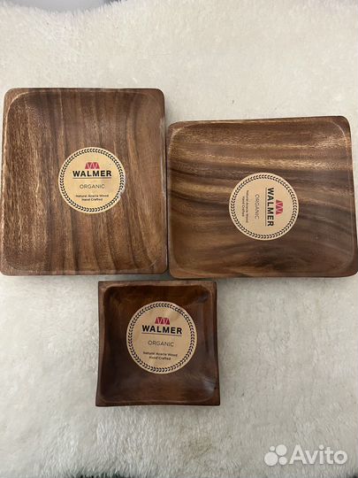 Деревянное блюдо (набор из 3-х шт)