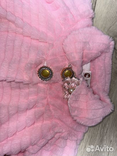 Накилка шубка для девочки 86 92 98