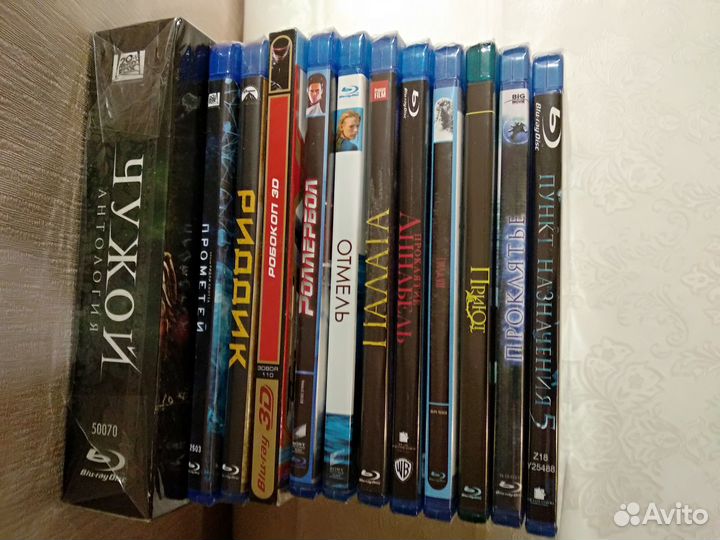 BLU RAY Прометей Риддик Роллербол Робокоп