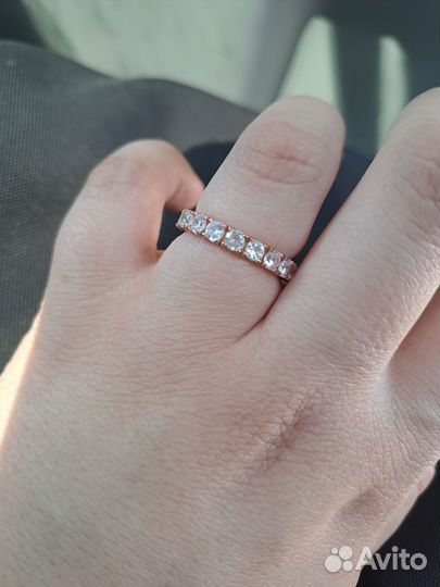 Серебряное кольцо(позолоченое)