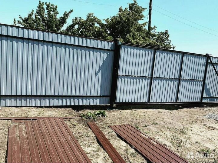 Ворота откатные. Готовый комплект. По размерам