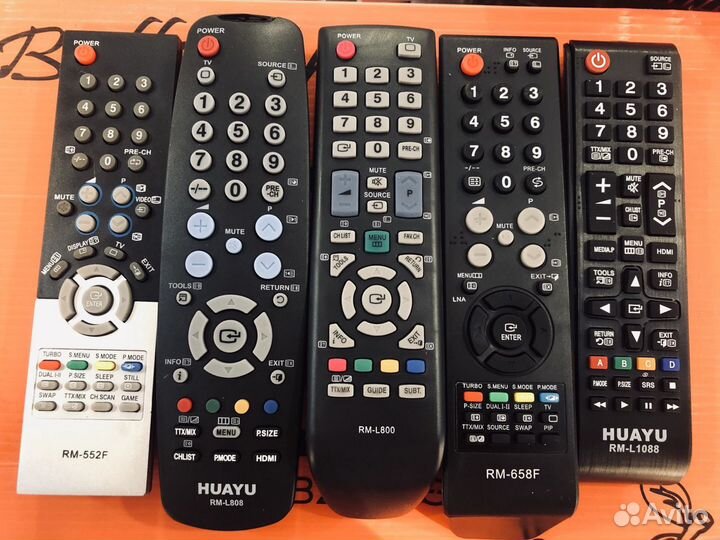 Пульты на разные телевизоры Samsung