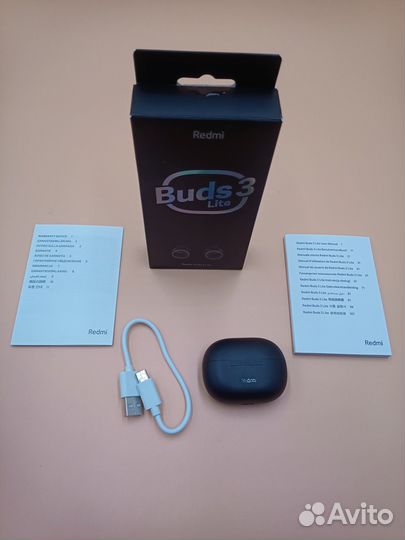 Беспроводные наушники xiaomi Redmi Buds 3 Lite Чёр