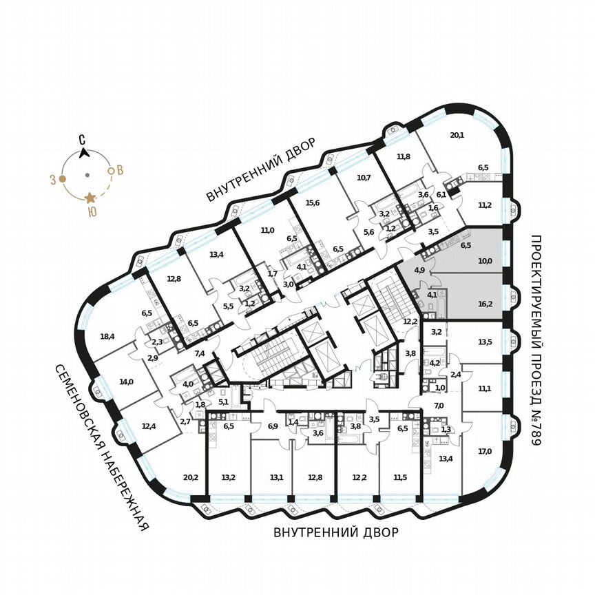 2-к. квартира, 41,7 м², 27/28 эт.