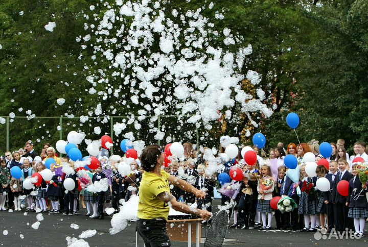 Шоу мыльных пузырей