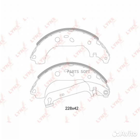 Lynxauto BS-3004 BS-3004 Колодки тормозные lynxaut