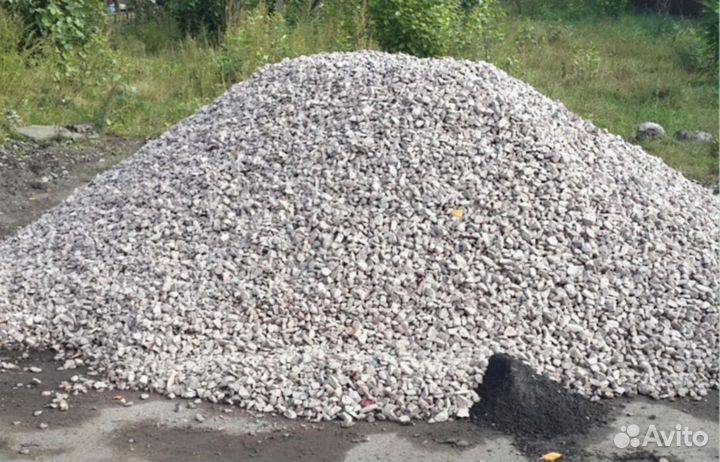 Щебень гранитный от 3-х кубов
