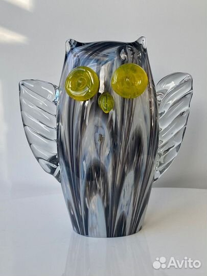 Сова из художественного стекла