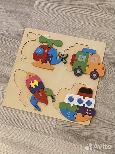 Деревянная рамка с вкладышами