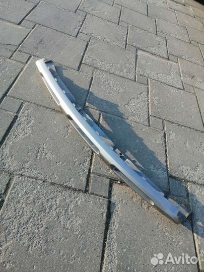 Накладка переднего бампера kia rio x line