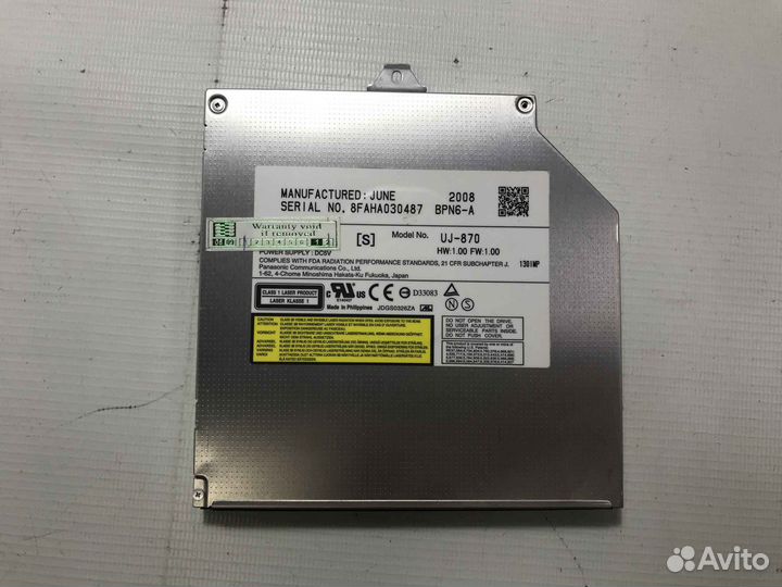 Привод DVD+RW для RoverBook Pro 551 VHB