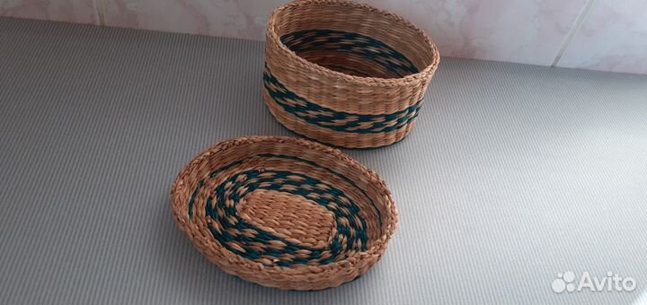 Шкатулка плетёная