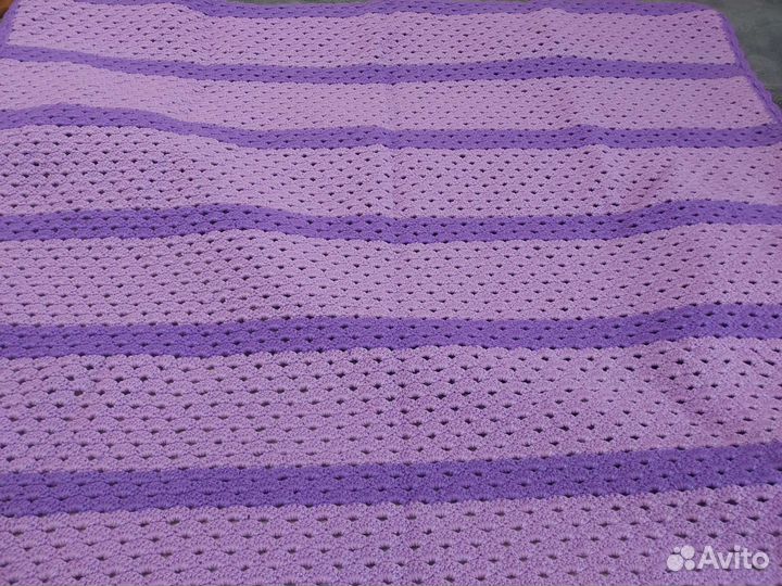 Плед детский вязаный ручная работа