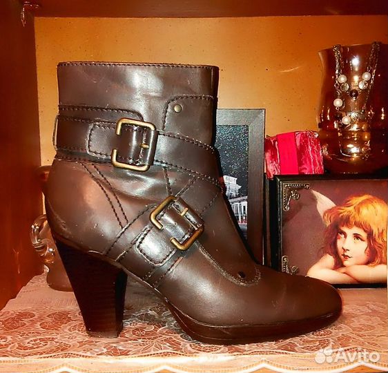 Пакетом ботинки, ботильоны пять пар 39-40р б\у