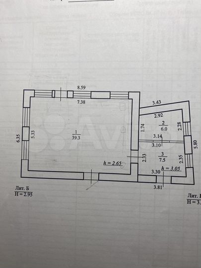 Торговое помещение, 52.8 м²