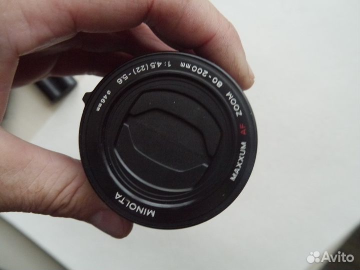 Объектив monolta 80-200 F4.5 компакт телевик sony