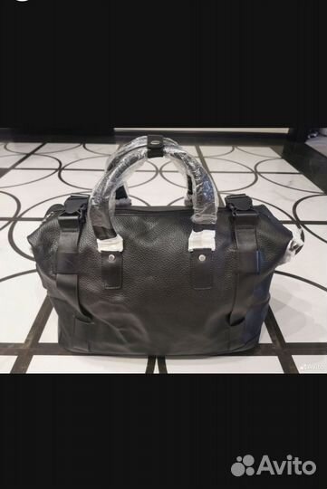 Сумка дорожная натуральная кожаная. Новая