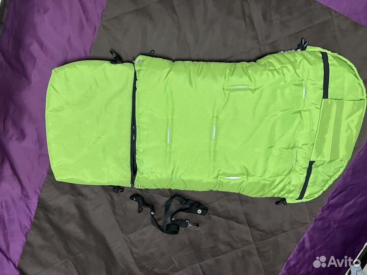 Зимний конверт в коляску leokid