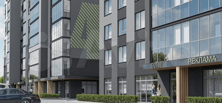 2-к. квартира, 66,8 м², 11/17 эт.