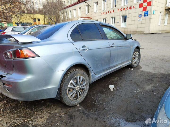 Mitsubishi Lancer 1.6 AT, 2012, битый, 212 000 км