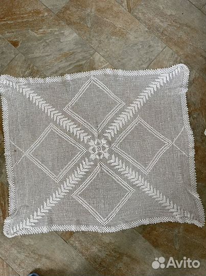 Скатерти вязаные ручной работы