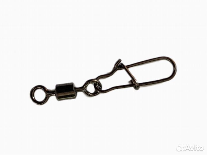 Карабин для рыбалки, с вертлюгом. (№6). (33 штук)