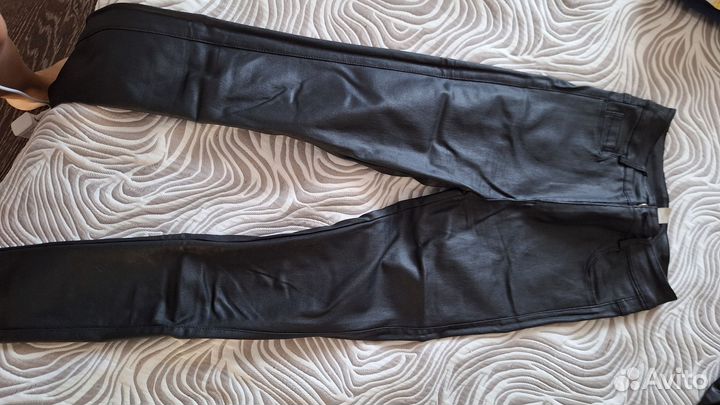Брюки кожаные