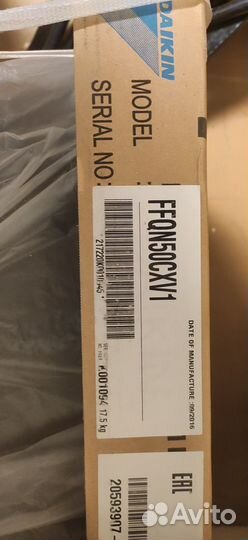 Кондиционер кассетный Daikin на 50 квадратов