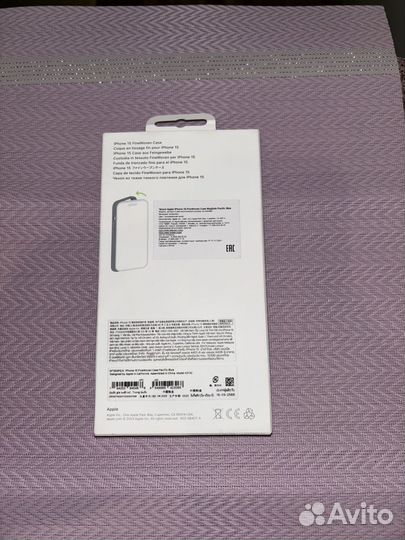 Оригинальный чехол FineWoven Case для iPhone 15