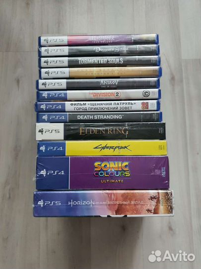 Новые диски на playstation 4 playstation 5