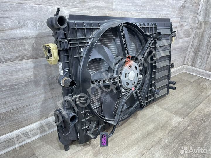 Диффузор радиатора (в сборе) Polo 5 хэтчбек