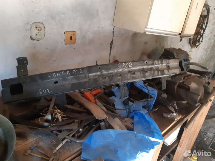 Усилитель заднего бампера хендай санто фе 2013