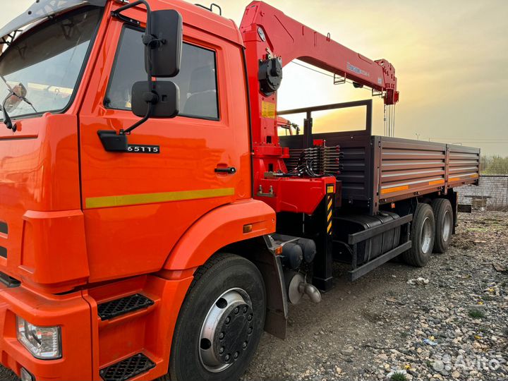 КАМАЗ 65115 с КМУ, 2024