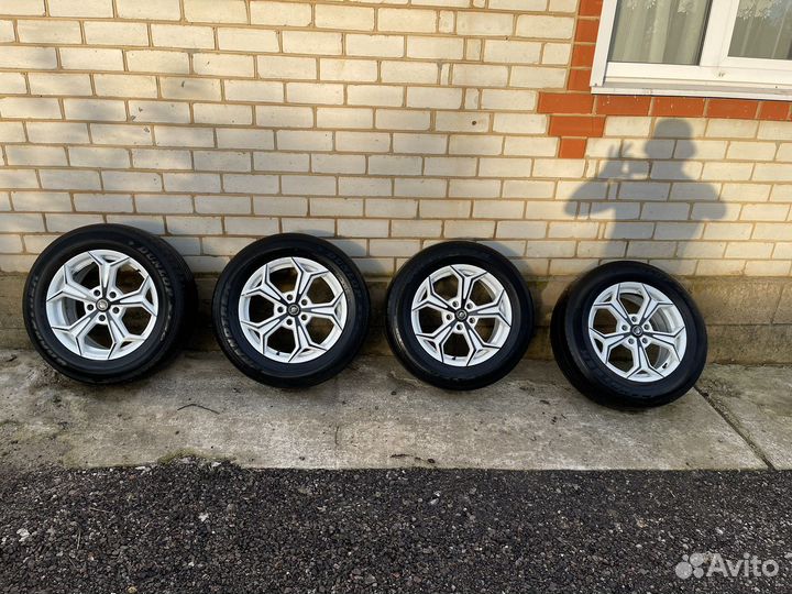 Литые диски r17 5x114 3 с резиной бу