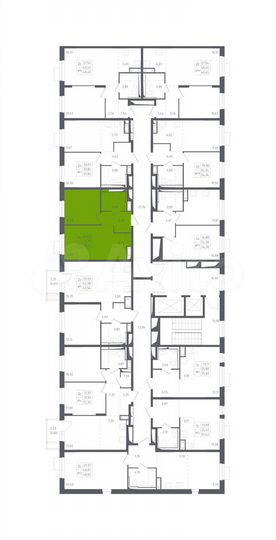 2-к. квартира, 36,1 м², 8/12 эт.