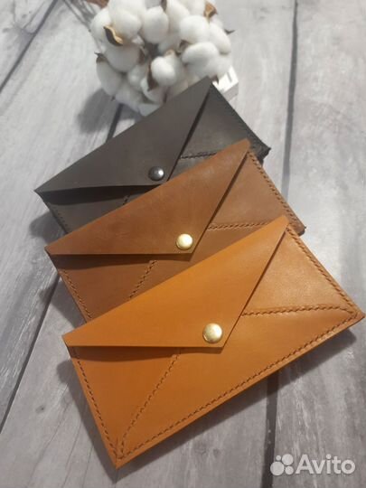 Конверт подарочный для денег натуральная кожа
