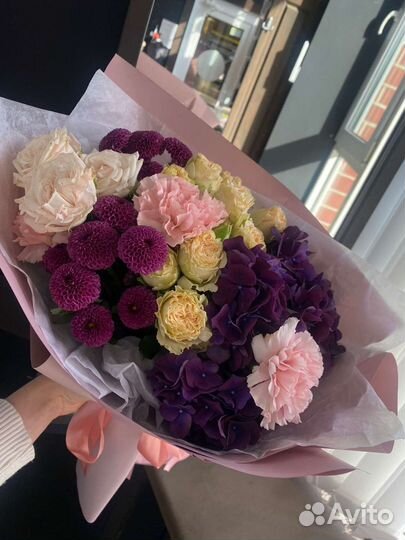 Живые цветы букеты