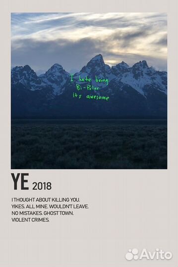 Глянцевый постер по вашему желанию А4