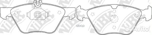 Колодки тормозные дисковые chrysler crossfire 3